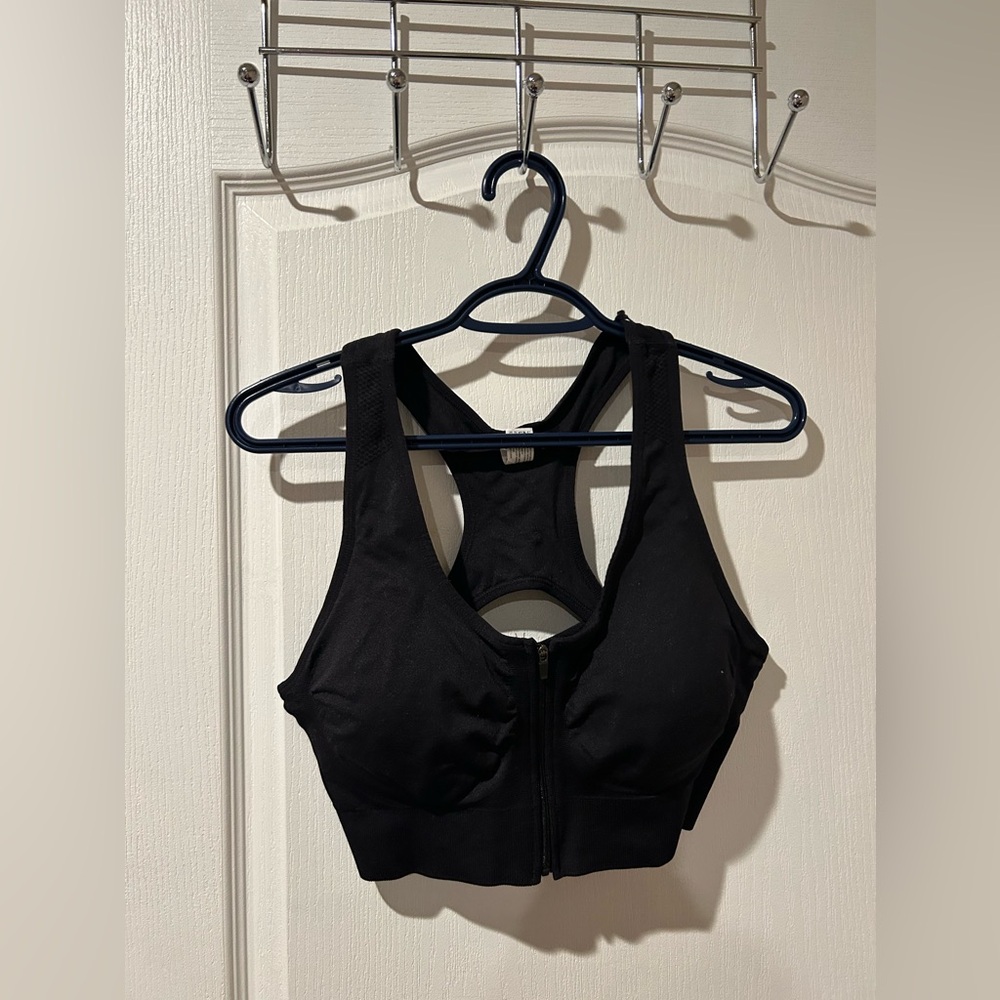 Zip Up Bra